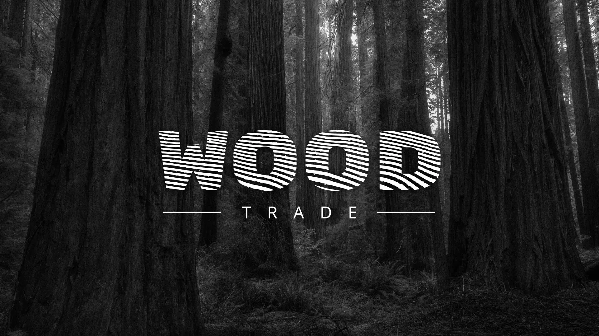 Разработка логотипа для компании «Wood Trade» в Белом